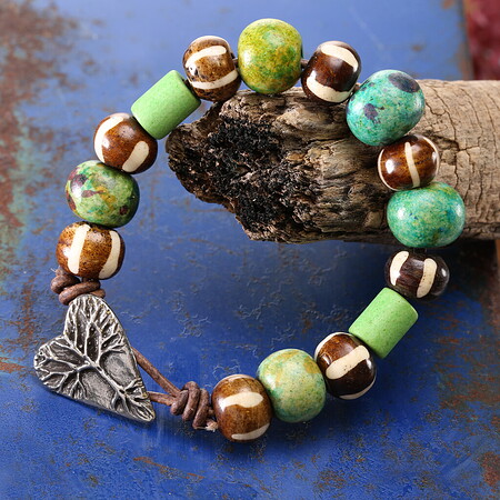 Wild Heart, Green Soul Bracelet