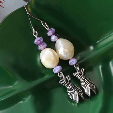 Violet Seas Earrings