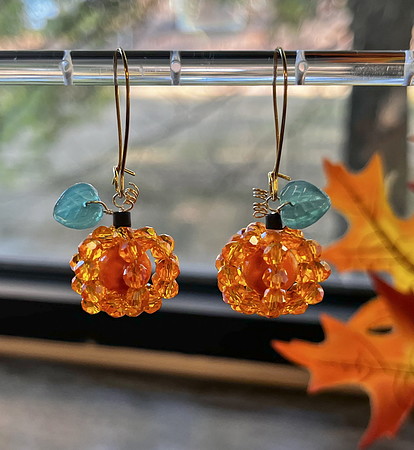 The Perfect Pumpkin Earrings