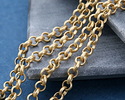 Satin Hamilton Gold (plated) Rollo Chain