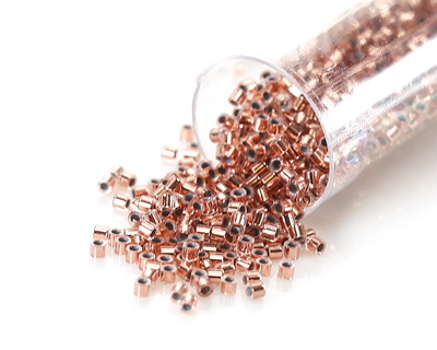 Miyuki Delica Copper Lined Crystal (DBS0037) 15/0 Seed Bead