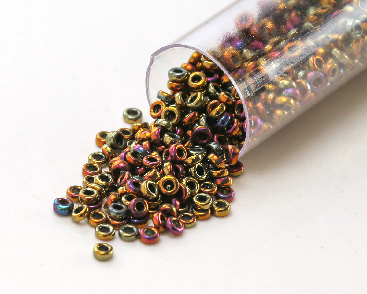 Miyuki Metallic Gold Iris Spacer Bead 2.2mm
