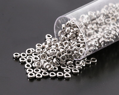 Miyuki Palladium (plated) Spacer Bead 2.2mm