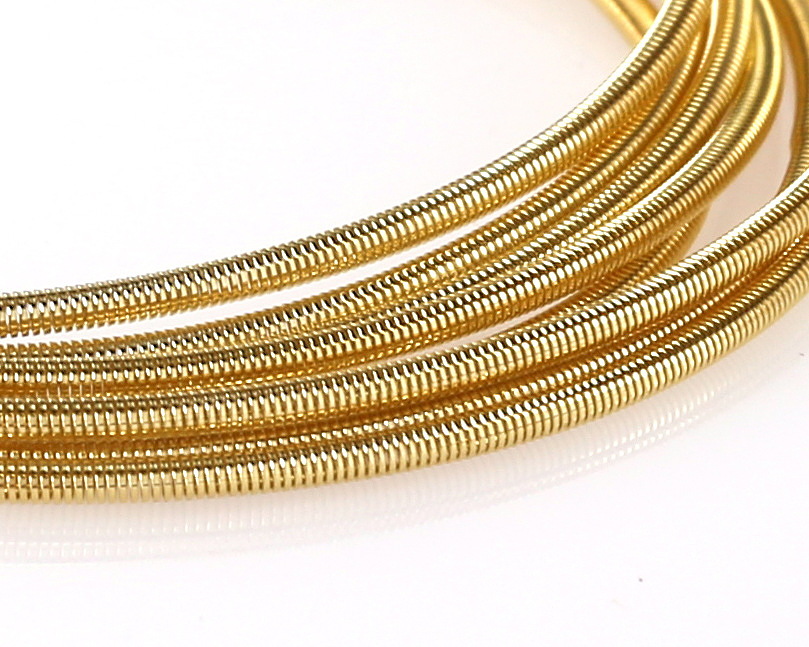 Beadalon Gold Color French Wire, 0.80mm, 1m/3.28ft