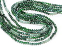 Guatemalan Jade (A) Ombré Microfaceted Round 2mm