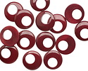 Tagua Nut Merlot Gypsy Hoop 25mm