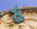 Mykonos Copper (plated) Patina Scaled Dragon Focal 19x33mm