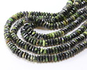 China Chrysoprase (dark) Faceted Spacer Rondelle 2x5mm