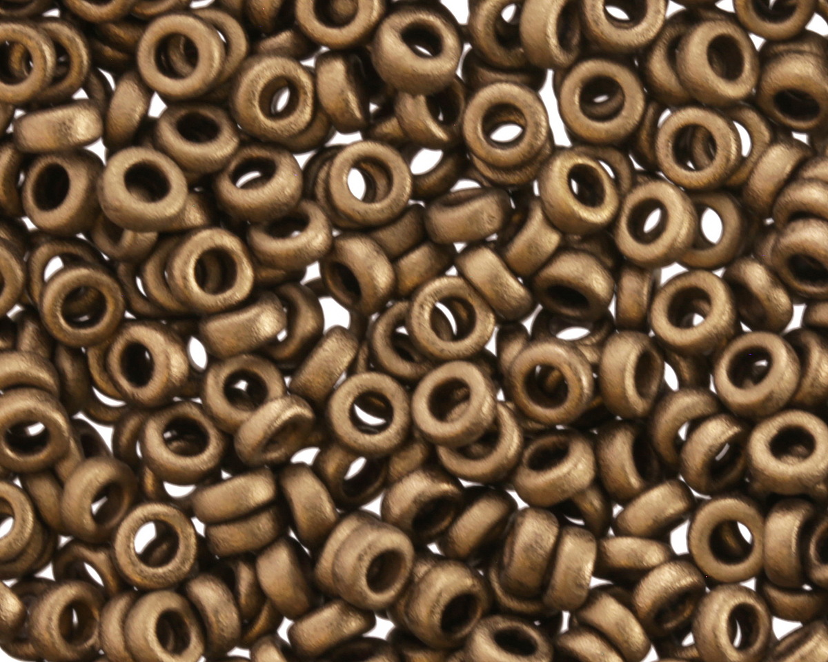 Miyuki Matte Metallic Dark Bronze Spacer Bead 2.2mm