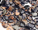 Orange Sodalite Flat Freeform Piece 28-35x20-27mm