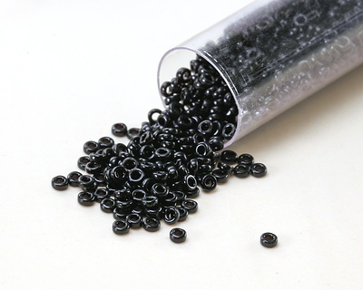 Miyuki Black Spacer Bead 2.2mm