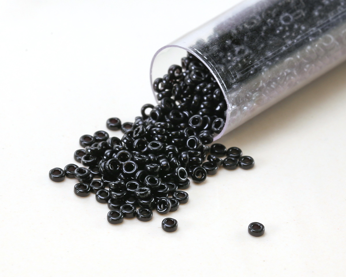 Miyuki Black Spacer Bead 2.2mm