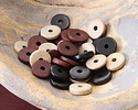 Mykonos Ceramic Morning Brew Mix Thin Rondelle 2-4x13mm