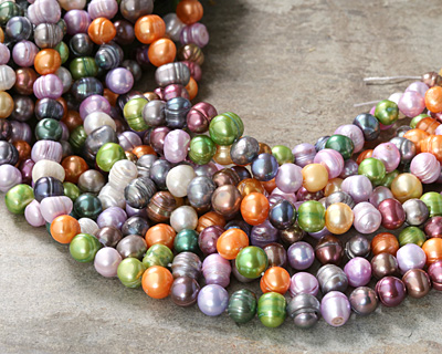 Rainbow Freshwater Potato Pearl 8-9mm