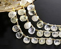 Lemon Quartz Microfaceted Teardrop 8x10mm