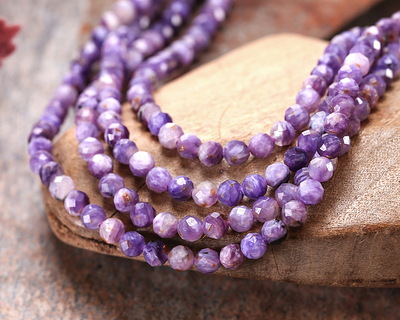 Charoite (A) Microfaceted Round 3mm
