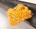 Czech Glass Sunshine AB Fire Polished Rondelle 3x5mm
