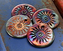 Xaz Raku Flash Sun Medallion Focal 44-45mm