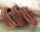 Antique Brown Round Leather Cord 1.5mm, 16 feet