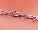 Stainless Steel Medium Oval Spring Ring Clasp 6x14mm