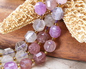 Rainbow Rutilated Quartz Energy Tube 10x9mm