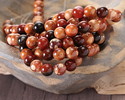 Space Agate Round 8mm