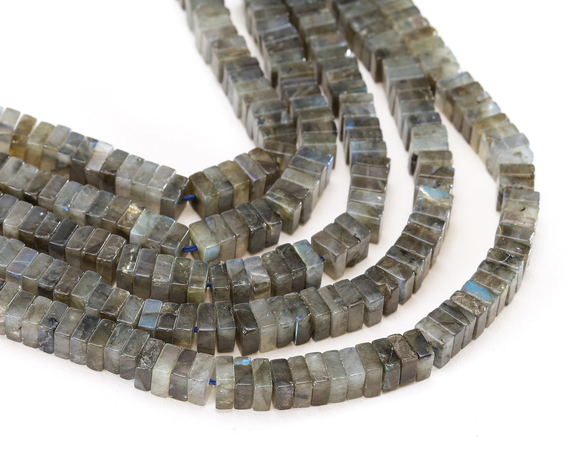 Labradorite Squaredelle 3x6mm