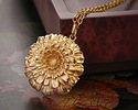 Nina Designs Bronze Marigold Blossom Focal 22x28mm