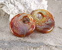 Unicorne Beads Glass Midnight Spell Small Halo Disk 20mm