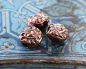 Mykonos Antique Copper (plated) Folksy Heart Bead 7mm