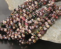 Czech Glass Rose Garden Teardrop 4x6mm