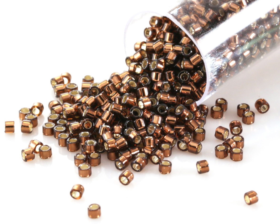 Miyukiページ Amazon.com: Miyuki Delica Seed Beads 11/0 Dyed Silver Lined