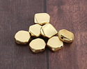 Satin Hamilton Gold (plated) Organic Coin 9mm