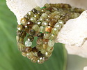 Green Garnet Microfaceted Cube 4mm