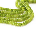 Olive Green Agate Rondelle 5x8mm