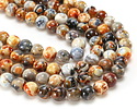 Molten Fire Agate Round 10mm