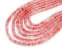 Cherry Quartz Heishi 2x4mm