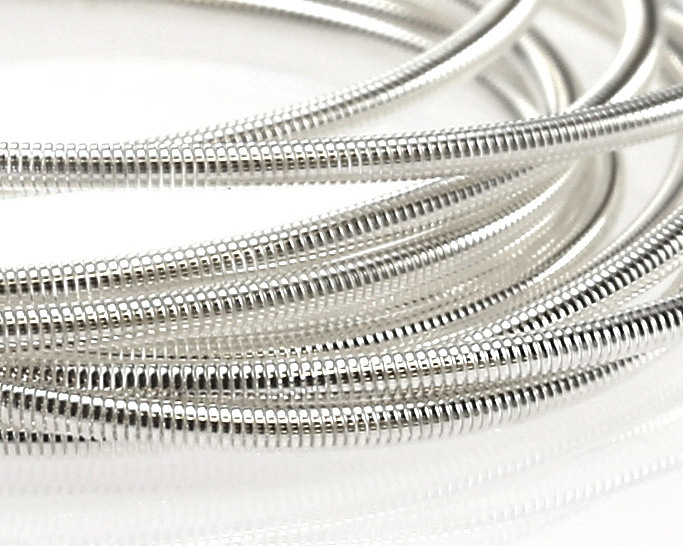 Beadalon Silver (plated) French Wire, 0.80mm, 1m/3.28ft