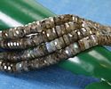 Labradorite Microfaceted Heishi 2x6mm