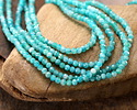 Russian Amazonite (A) Microfaceted Round 2mm