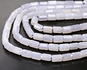 Blue Rose Quartz Faceted Tube 10x7mm