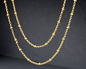 Satin Hamilton Gold (plated) Rollo Satellite Chain, 5' Package