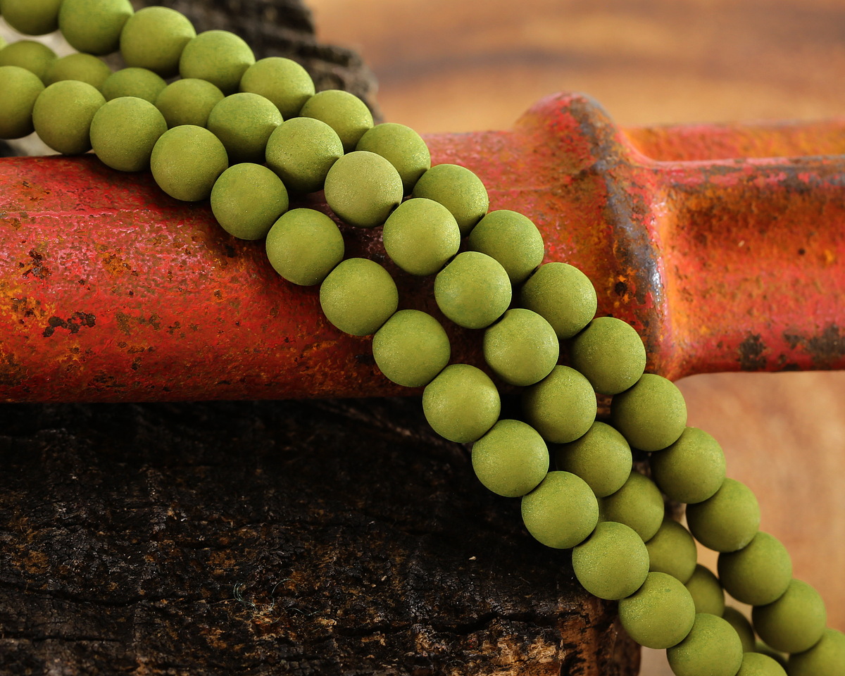 Czech Glass ColorTrends: Verdant Glow Round 6mm