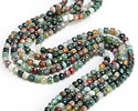 Fancy Jasper Faceted Cube 4mm