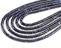 Blue Goldstone Heishi 2x4mm