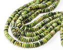 China Chrysoprase Faceted Spacer Rondelle 2x5mm