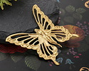 Vintaj Solid Brass Butterfly Pixie Maiden Focal 56x54mm