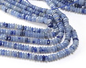 Blue Aventurine Faceted Spacer Rondelle 2x5mm