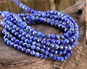 Lapis (A) Faceted Round 3-3.5mm