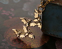 Nina Designs Bronze Bat Cluster Focal 15x29mm